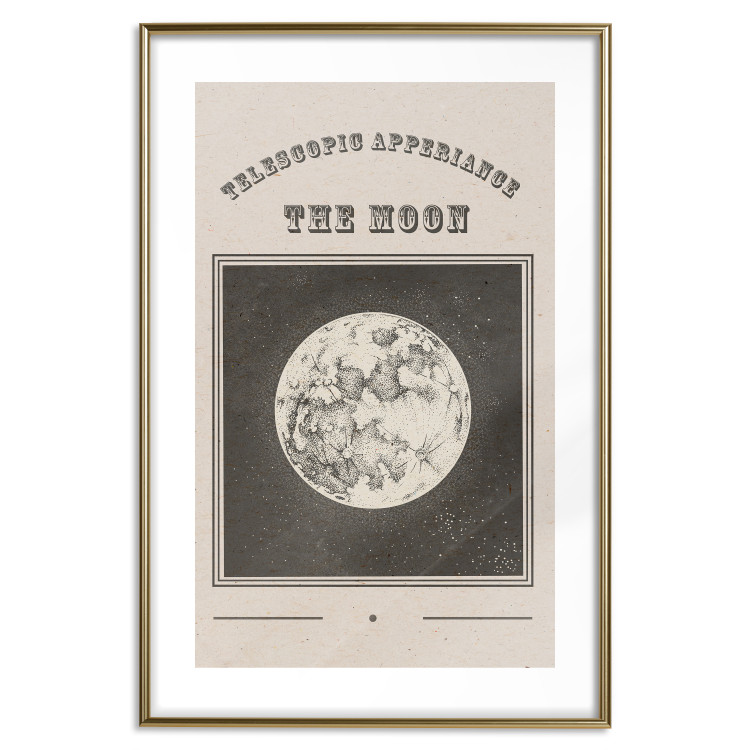 Poster Moon View - Illustration Stylized as an Old Engraving From the Album 146140 additionalImage 19