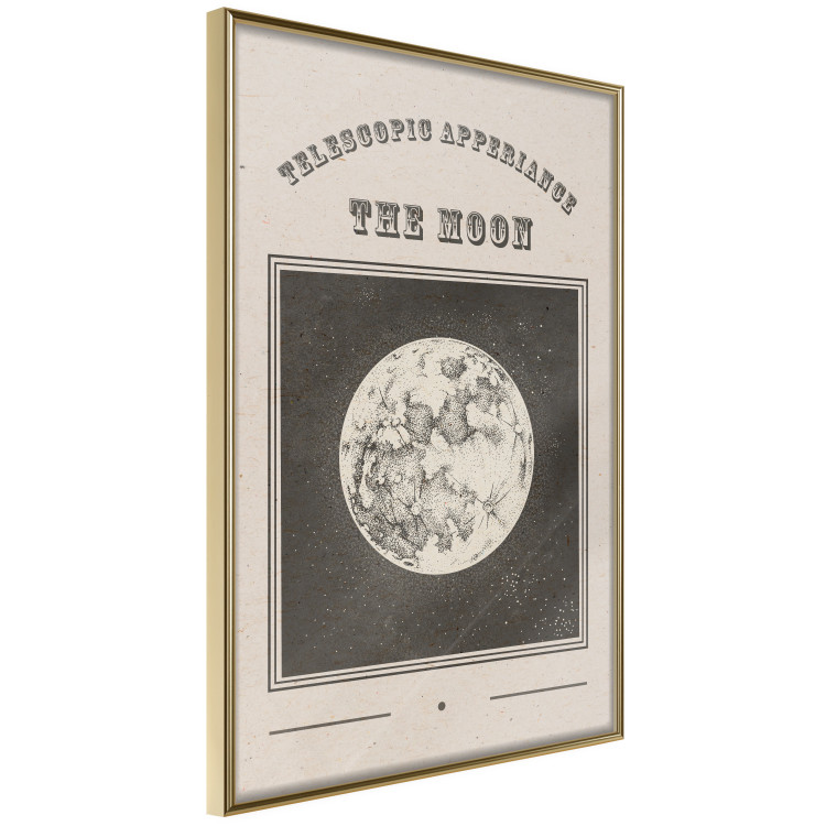 Poster Moon View - Illustration Stylized as an Old Engraving From the Album 146140 additionalImage 6