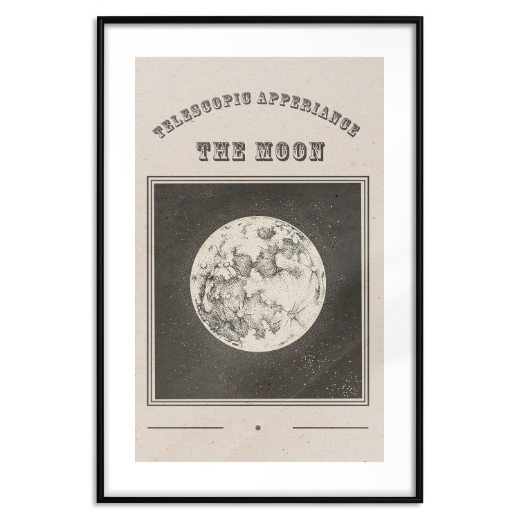 Poster Moon View - Illustration Stylized as an Old Engraving From the Album 146140 additionalImage 20