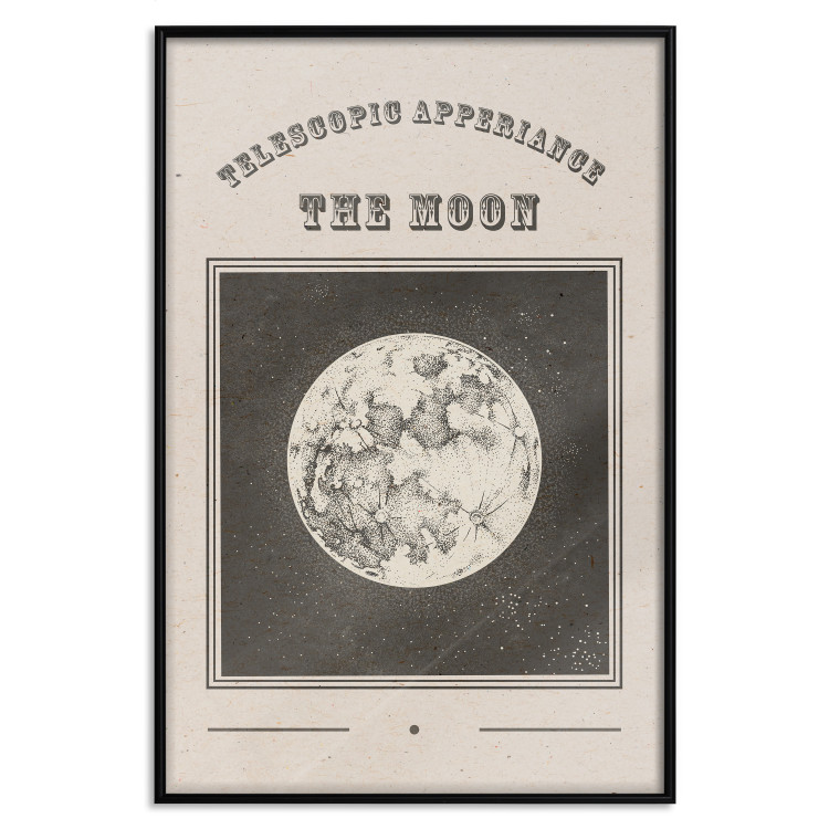 Poster Moon View - Illustration Stylized as an Old Engraving From the Album 146140 additionalImage 16