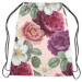 Backpack Peonies in bloom - a floral, vintsage style print on peach background 147640 additionalThumb 2