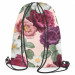 Backpack Peonies in bloom - a floral, vintsage style print on peach background 147640