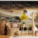 Wall Mural Brazilian Football - Match on a stadium with a soccer player for a teenager 61140 additionalThumb 6