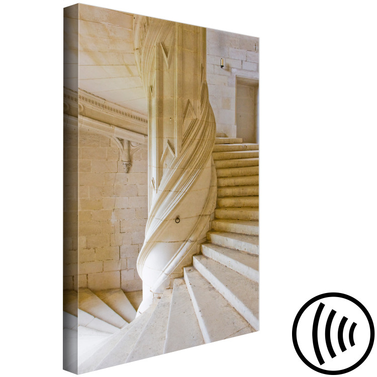 Canvas Stone spiral staircase - a photograph of sandstone architecture 123850 additionalImage 6