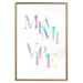 Poster Miami Vibe - Holographic Lettering in Pastel-Rainbow Colors 144350 additionalThumb 19