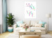 Poster Miami Vibe - Holographic Lettering in Pastel-Rainbow Colors 144350 additionalThumb 7