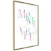 Poster Miami Vibe - Holographic Lettering in Pastel-Rainbow Colors 144350 additionalThumb 17