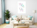 Poster Miami Vibe - Holographic Lettering in Pastel-Rainbow Colors 144350 additionalThumb 10