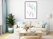 Poster Miami Vibe - Holographic Lettering in Pastel-Rainbow Colors 144350 additionalThumb 9