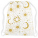 Backpack Moon and flowers - composition in shades of yellow and white 147350 additionalThumb 2