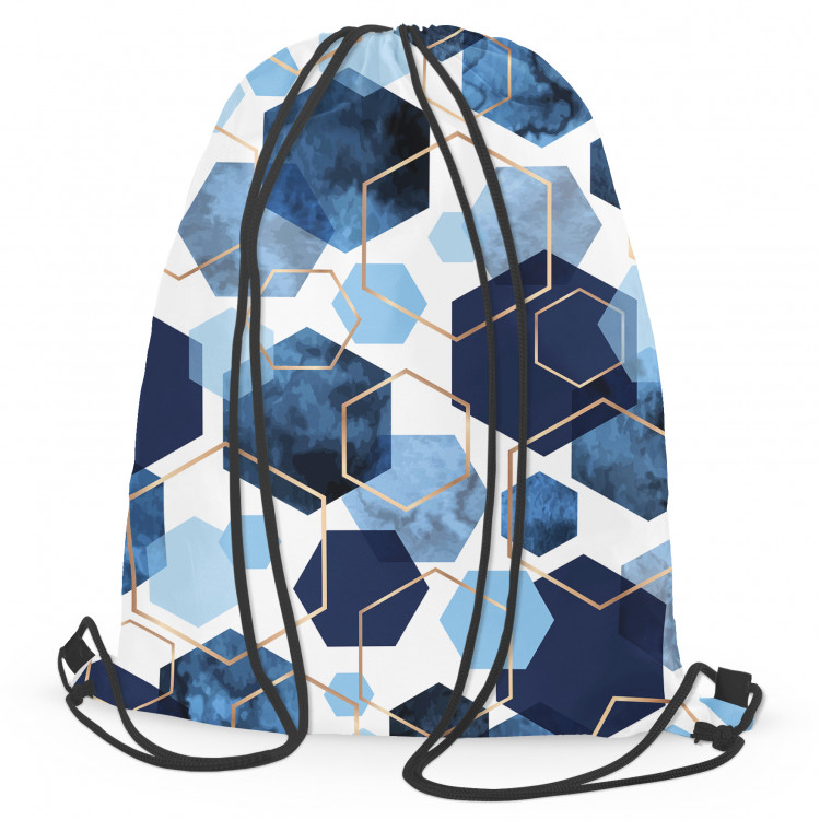 Backpack Elegant hexagons - geometric motifs shown on a white background 147360