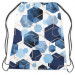 Backpack Elegant hexagons - geometric motifs shown on a white background 147360 additionalThumb 2