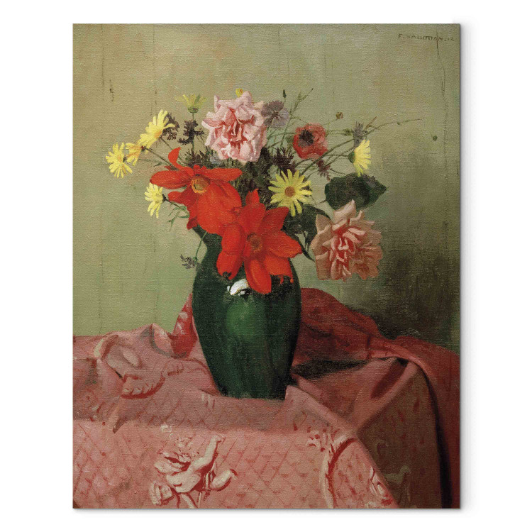 Canvas Rosen und Dahlien 152360