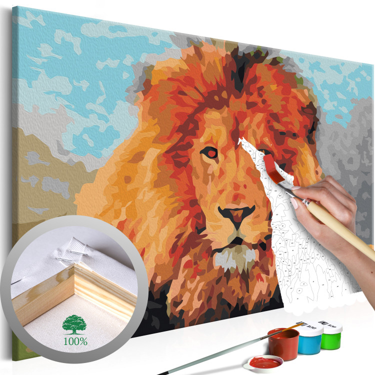 Paint by Number Kit Lion  107170