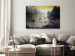 Canvas Silent Bay - Black and White Marine theme with a yellow accent 134670 additionalThumb 3