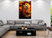 Canvas Sleeping statuette Buddha - Composition with fire in the background 135970 additionalThumb 3