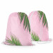 Backpack Touch of palm trees - a minimal floral composition on a pink background 147570 additionalThumb 3