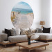 Round wallpaper Holidays by the Sea - Dunes and Path to the Beach in Full Sun 149170 additionalThumb 3