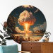 Round wallpaper Summer Disaster - A Holiday Resort With a Nuclear Explosion in the Background 151670