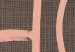 Canvas Pink Home sign - English inscription on a brown weave background 123780 additionalThumb 4