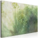 Canvas May flowers in the fog - graphics with green, wild flowers 135780 additionalThumb 2