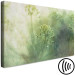 Canvas May flowers in the fog - graphics with green, wild flowers 135780 additionalThumb 6