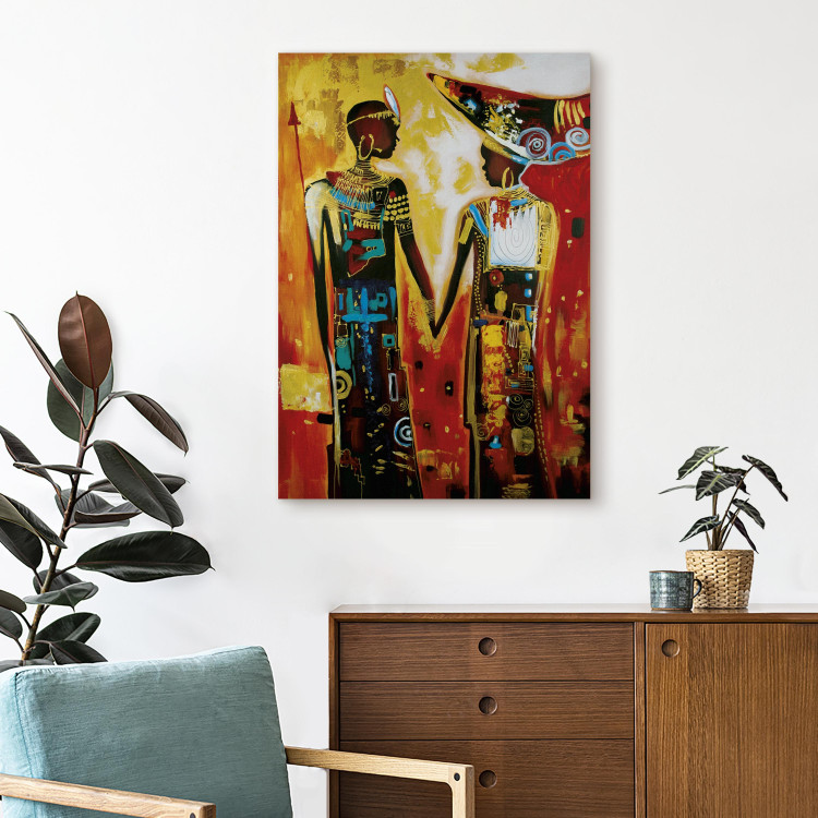 Canvas African couple 49380 additionalImage 3