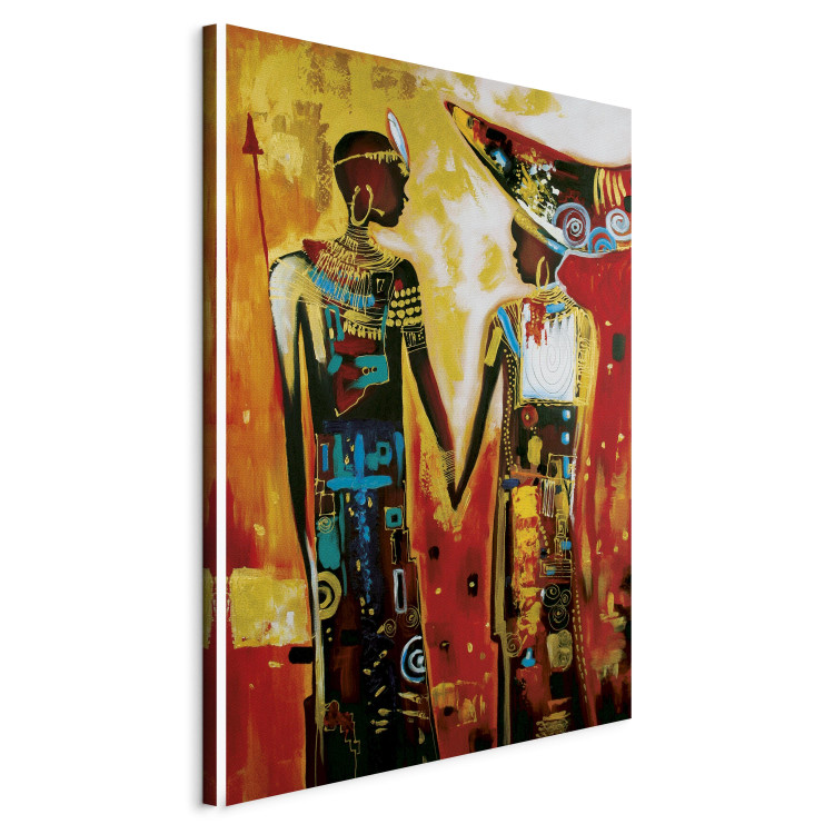 Canvas African couple 49380 additionalImage 2