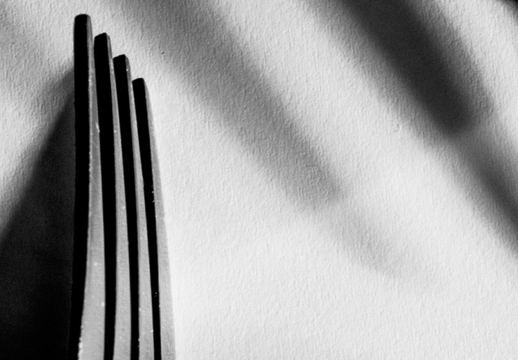 Canvas Shadows of Still Life (1-part) - Black and White Metal Tones 114890 additionalImage 4