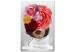 Canvas Peonies and roses covering a woman's face - an abstract portrait 127790