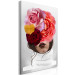 Canvas Peonies and roses covering a woman's face - an abstract portrait 127790 additionalThumb 2