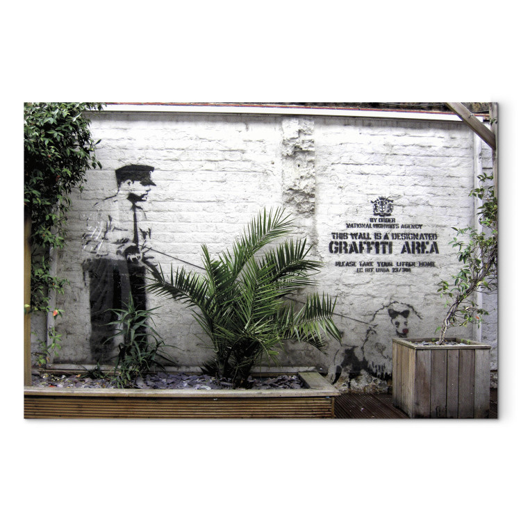 Canvas Graffiti area (Banksy) 132490