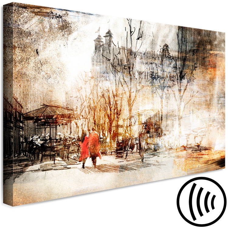 Canvas Couple in Love - People Walking in Urban Space 148790 additionalImage 6