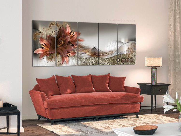Canvas Lilies and Abstraction 105001 additionalImage 3