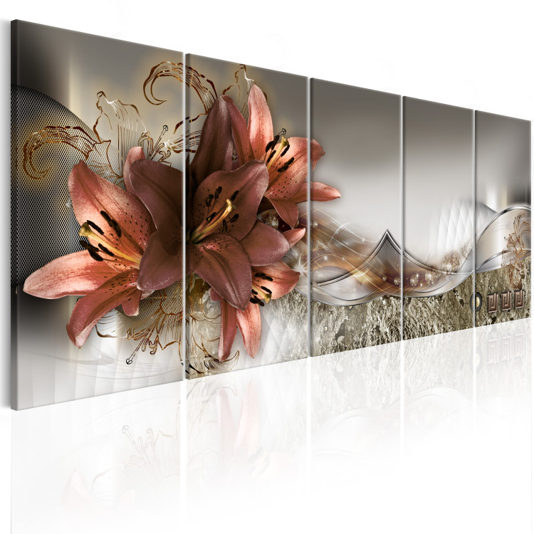 Canvas Lilies and Abstraction 105001 additionalImage 2