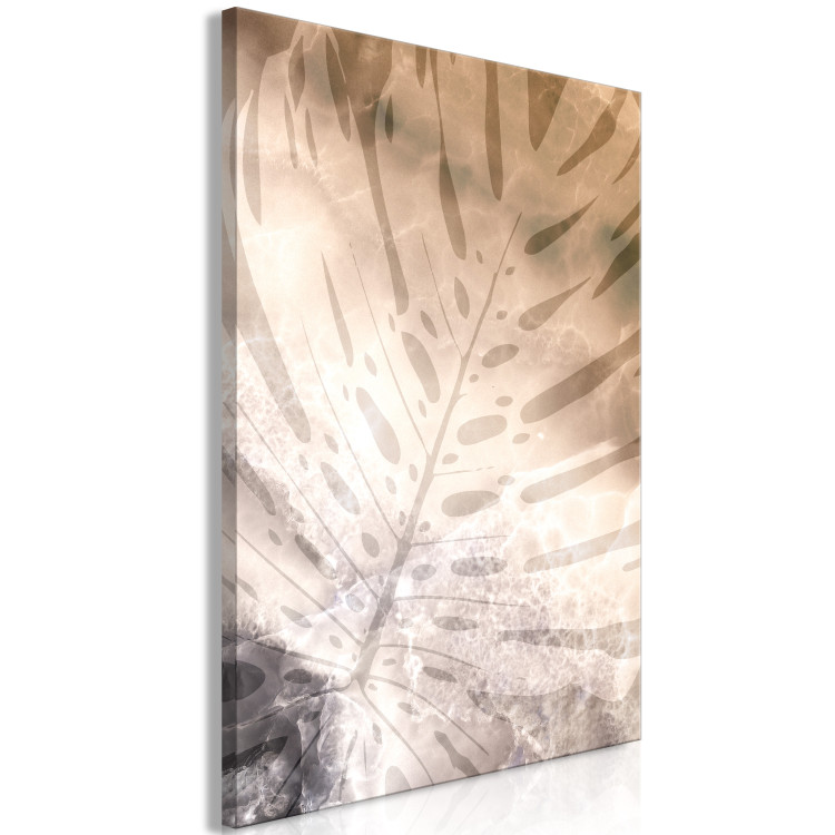 Canvas The hum of monstera - an abstraction of the sea and monstera leaves 121901 additionalImage 2