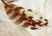 Wall Mural Gentle float - abstract motif of birds' feathers in the wind 137901 additionalThumb 3