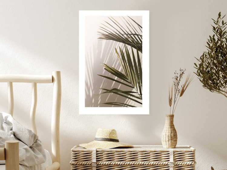 Poster Palm Leaves - Sunny View With a Peaceful Play of Shade and Light 145301 additionalImage 6