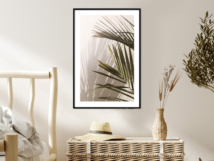 Poster Palm Leaves - Sunny View With a Peaceful Play of Shade and Light 145301 additionalImage 12