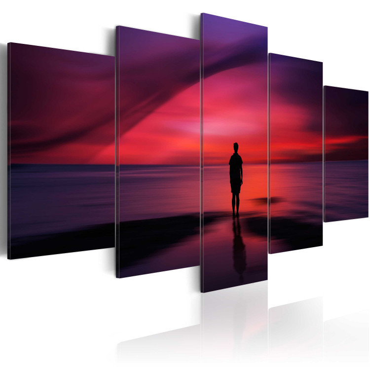 Canvas A man admiring the sunset 55511 additionalImage 2