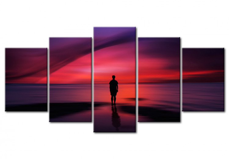 Canvas A man admiring the sunset 55511