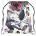 Backpack Oriental plants - branches, leaves and flowers in watercolour style 147421 additionalThumb 2