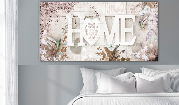 Large Canvas Home and Hummingbirds - Beige II [Large Format] 137631 additionalImage 5