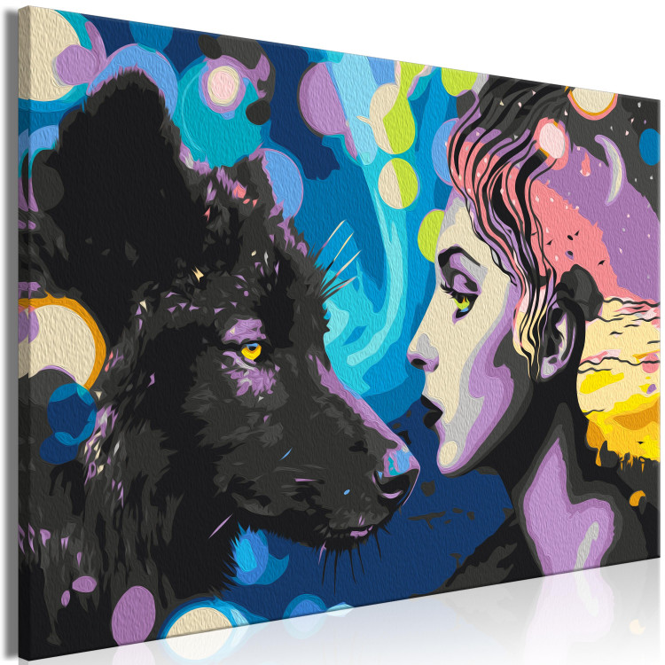 Paint by Number Kit Black Wolf and the Witch 138431 additionalImage 7