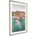 Poster Turquoise Cliff - Sunny Shore Landscape With Mountains, Beach and Sea 145231 additionalThumb 7