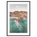 Poster Turquoise Cliff - Sunny Shore Landscape With Mountains, Beach and Sea 145231 additionalThumb 20
