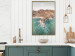 Poster Turquoise Cliff - Sunny Shore Landscape With Mountains, Beach and Sea 145231 additionalThumb 10