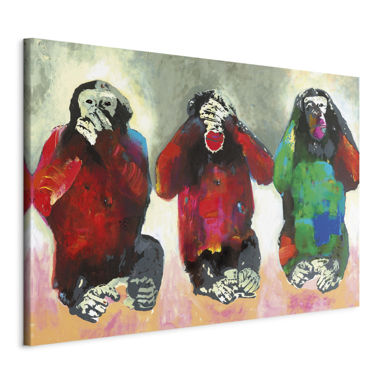 Canvas Three Wise Monkeys 88931 additionalImage 2