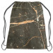 Backpack Liquid marble - a graphite pattern imitating stone with golden streaks 147341 additionalThumb 2