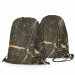 Backpack Liquid marble - a graphite pattern imitating stone with golden streaks 147341 additionalThumb 3